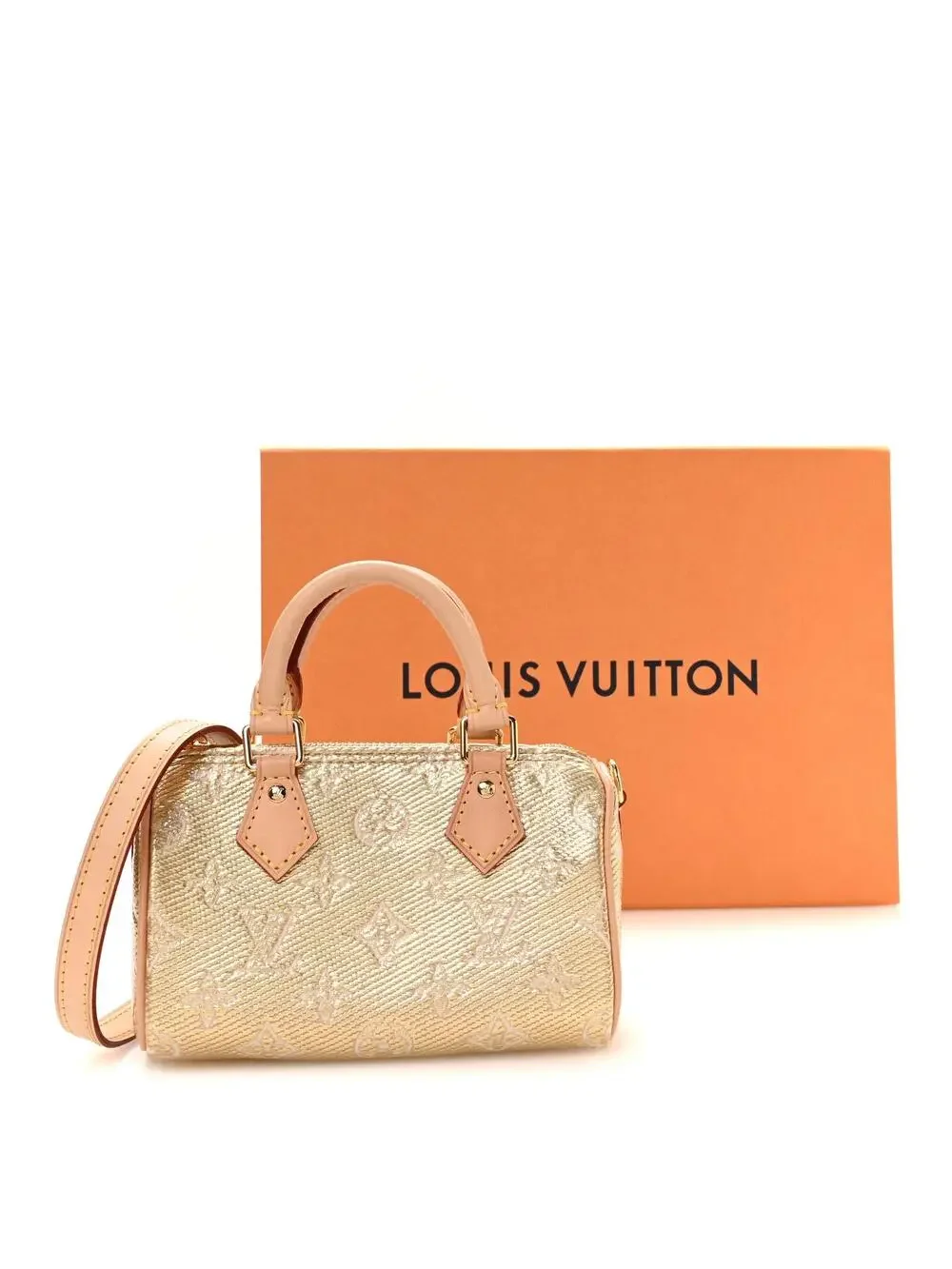Louis Vuitton Monoglam Nano Speedy #341090L20B